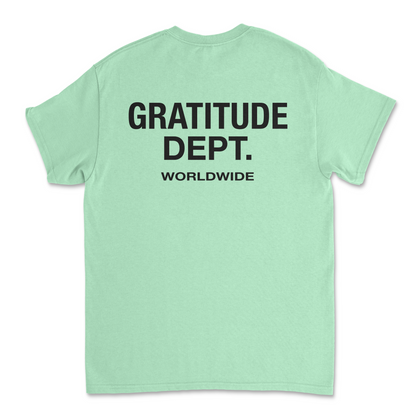 Gratitude Dept. Shirt - Mint