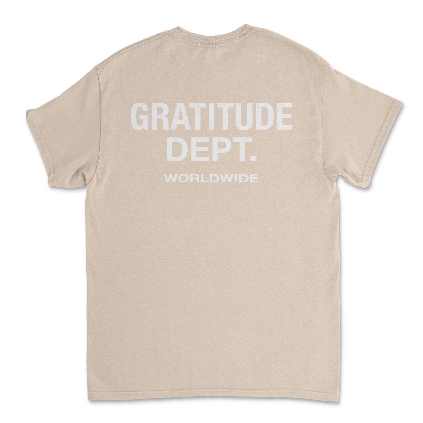 Gratitude Dept. Shirt - Sand