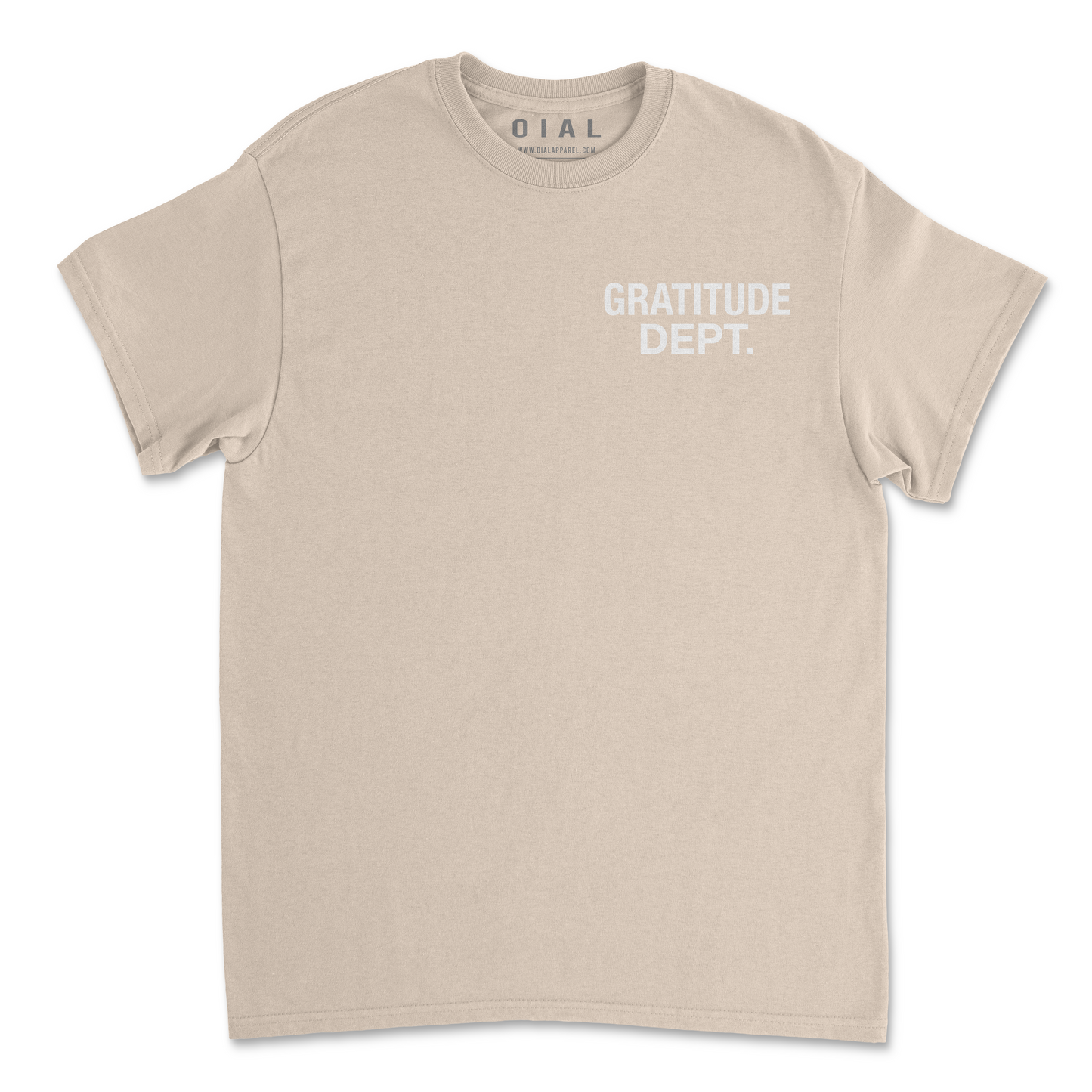 Gratitude Dept. Shirt - Sand