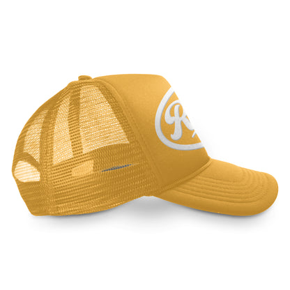 Relax Trucker Hat Gold| OIAL - Once In A Lifetime