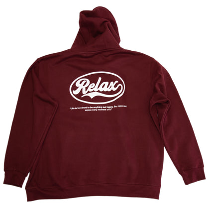 Relax Hoodie - Maroon